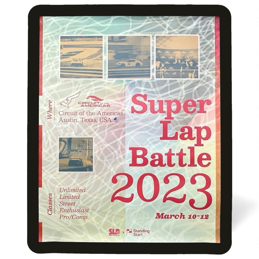 US‎ Grand Prix Poster Circuit of the Americas F1 Austin Super Lap Battle 2023 a